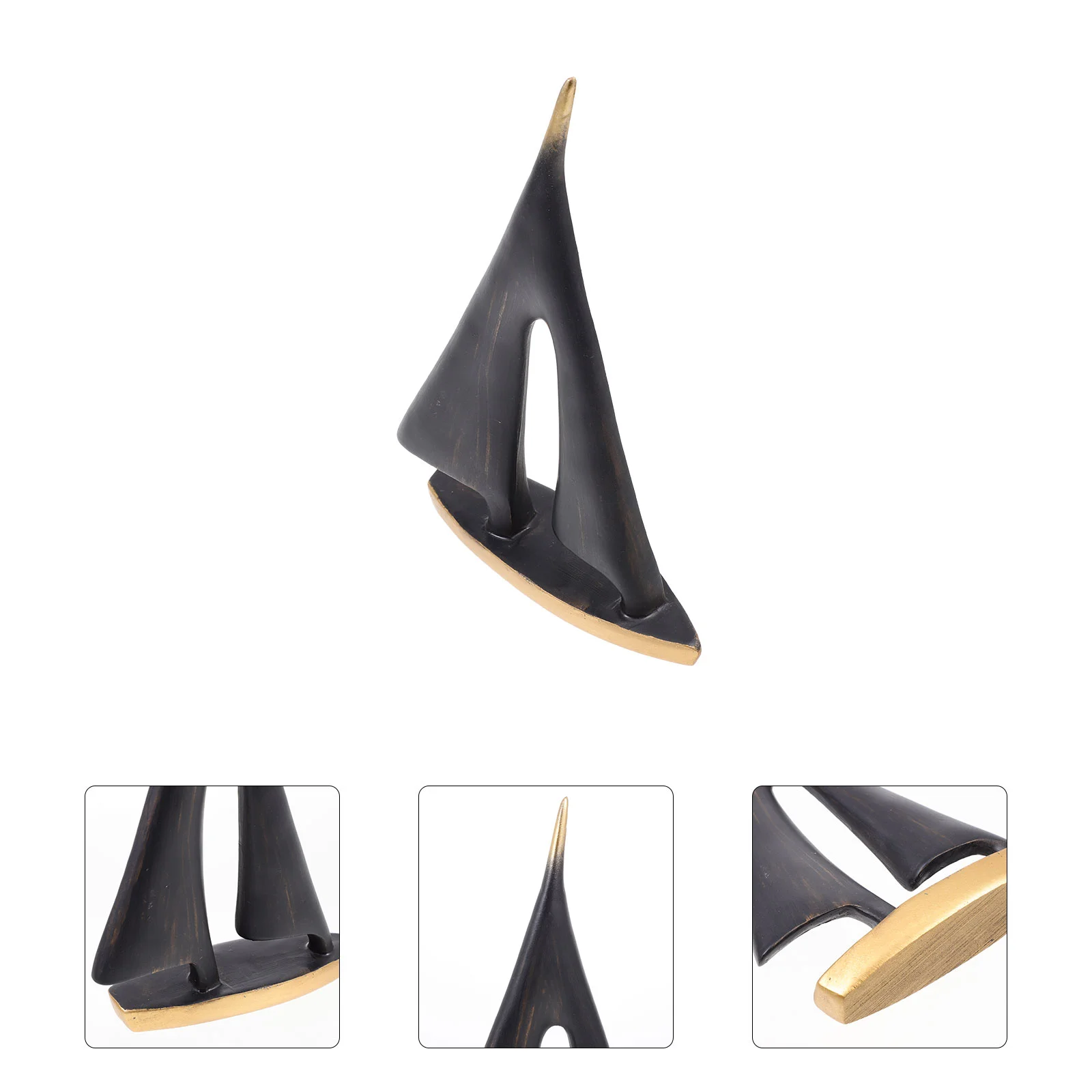 

Boat Model Nautical Sailboat Sailing Ship Decor Resin Decoration Ornament Figurine Mediterranean Sail Mini Beach Ocean Tabletop