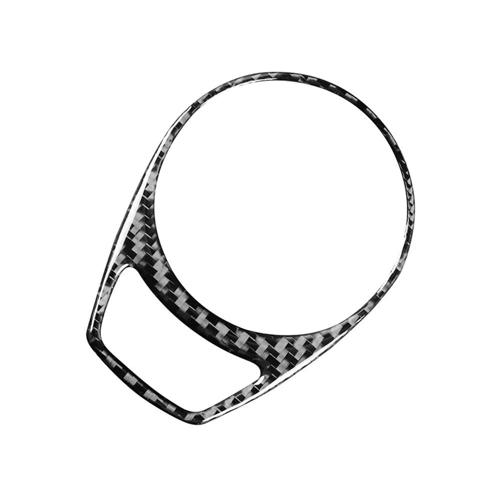 

Carbon Fiber Interior Car Ignition Switch Panel Interior Trim Sticker Decal Protect Decor Trim For BMW 6 Series E63 E64 2004-10