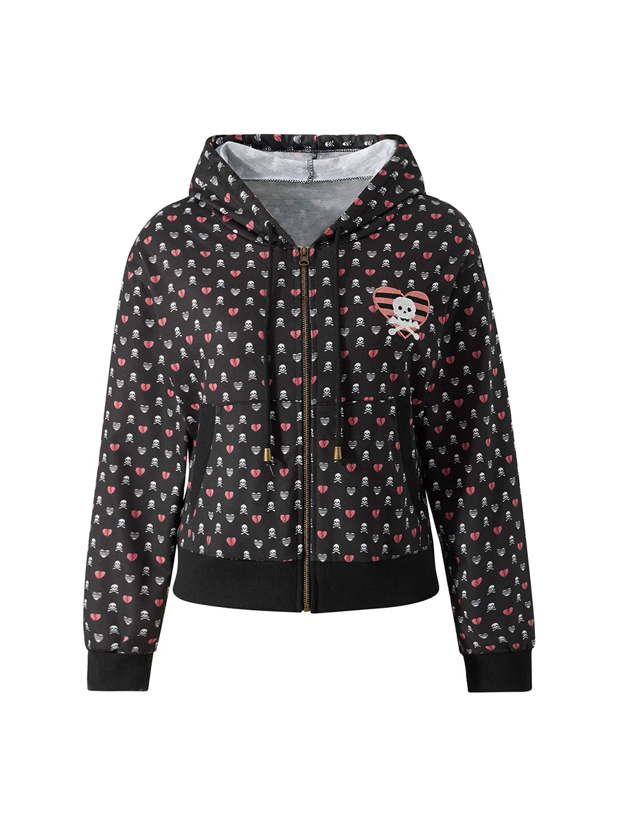 

Женская толстовка с длинным рукавом, на молнии