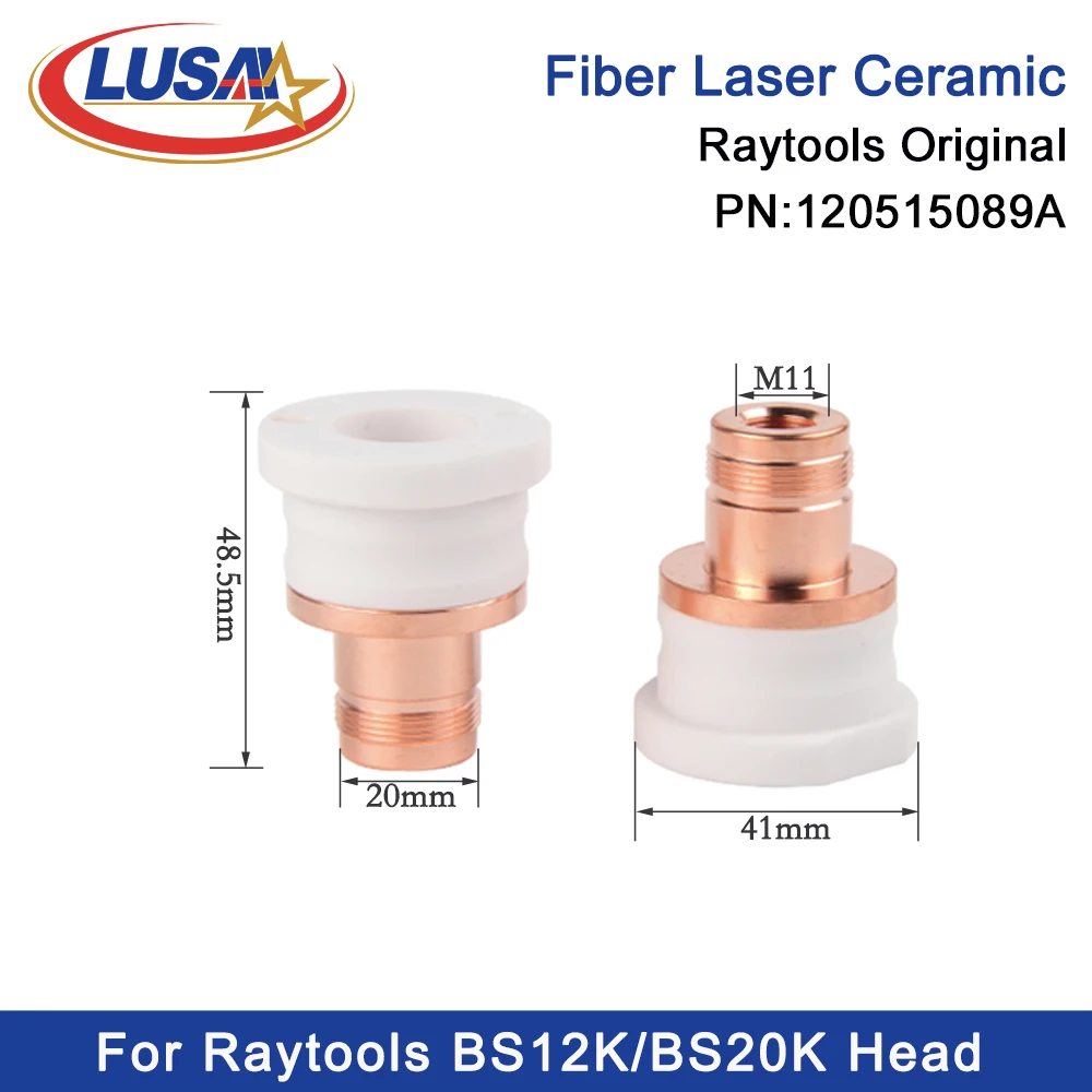 Оригинальный держатель лазерной керамической насадки LUSAI Raytools 120515089A D41mm M11 для