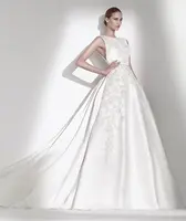 shopping sales online casamento new appliques satin vestido de noiva Hot a-line bridal gown 2018 mother of the bride dresses