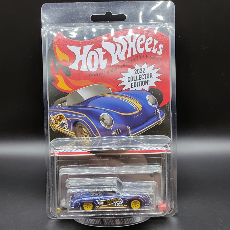 Hot Wheels 2022 Коллекционная Версия PORSCHE 356 Speedster 1/64 коллекция литых металлических