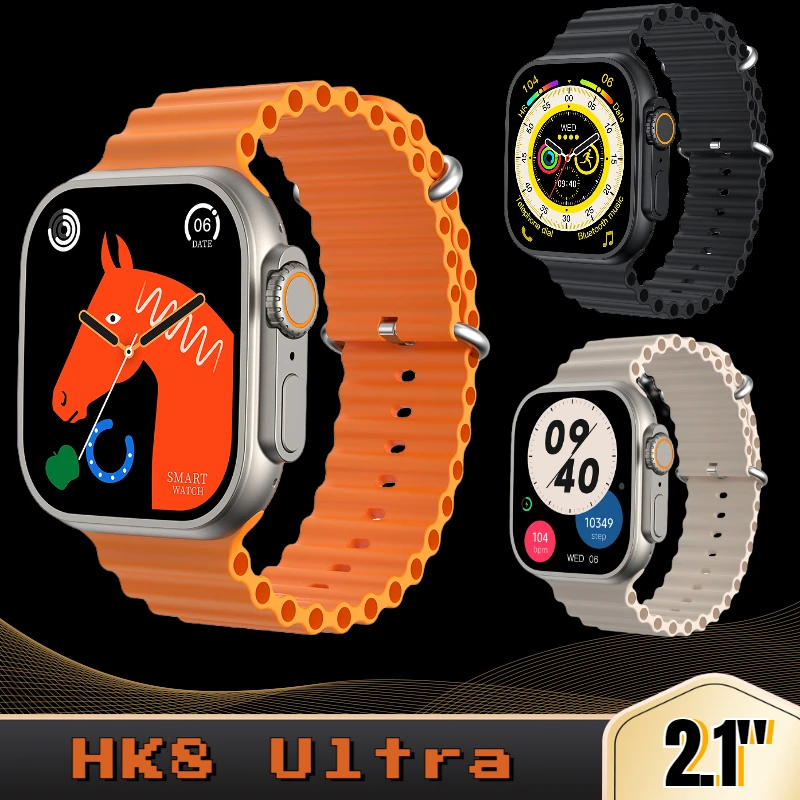 

FUGEZA 2.1 Inch HK8 Ultra Smart Watch Series 8 49mm Compass NFC High Refresh Rate Smartwatch Sport Watche IP67 Wireless Charging