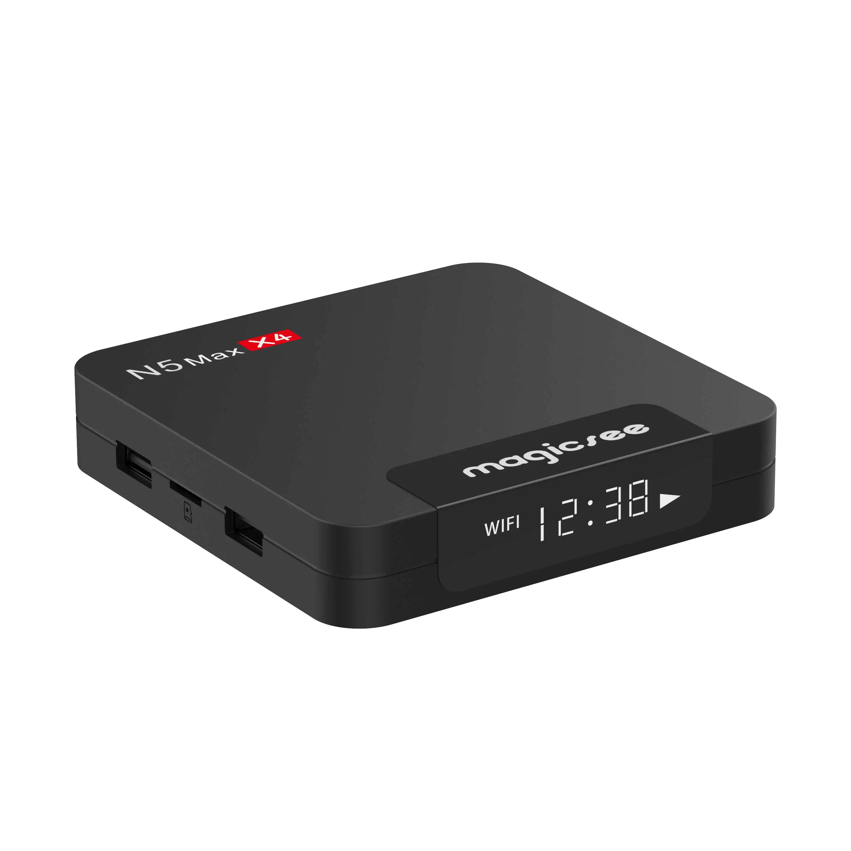 ТВ-приставка Magicsee N5MAX X4 Android 11 Amlogic S905X4 4 Гб ОЗУ 32 64 ПЗУ BT4.2 2.4G5G двухдиапазонный Wi-Fi 4K