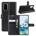 Чехол книжка для Samsung Galaxy S20 FE (Fan Edition), с отсеком для карт и подставкой от Caseport