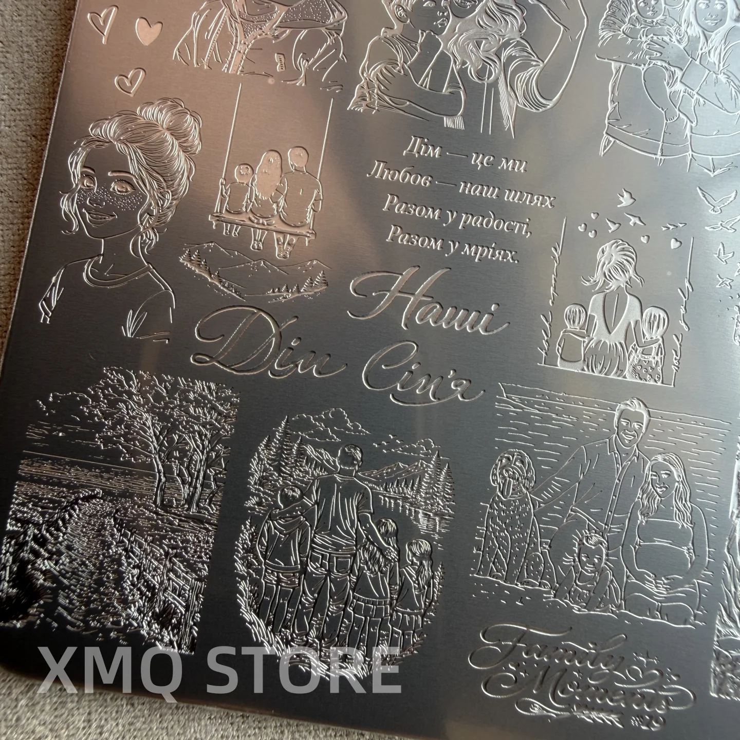 Трафареты для стемпинга XMQ: птицы, бабочки, цветы (art.: 3920db0df007b) - 3920db0df007b