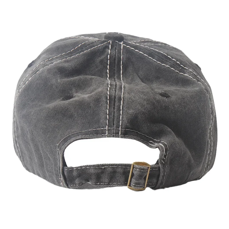 Бейсболка с вышивкой в виде звезд вареная хлопковая кепка из ткани уличная