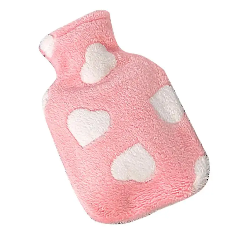 Мешок для горячей воды грелка бутылок с водой ног 1 л плюшевая грелки бутылка