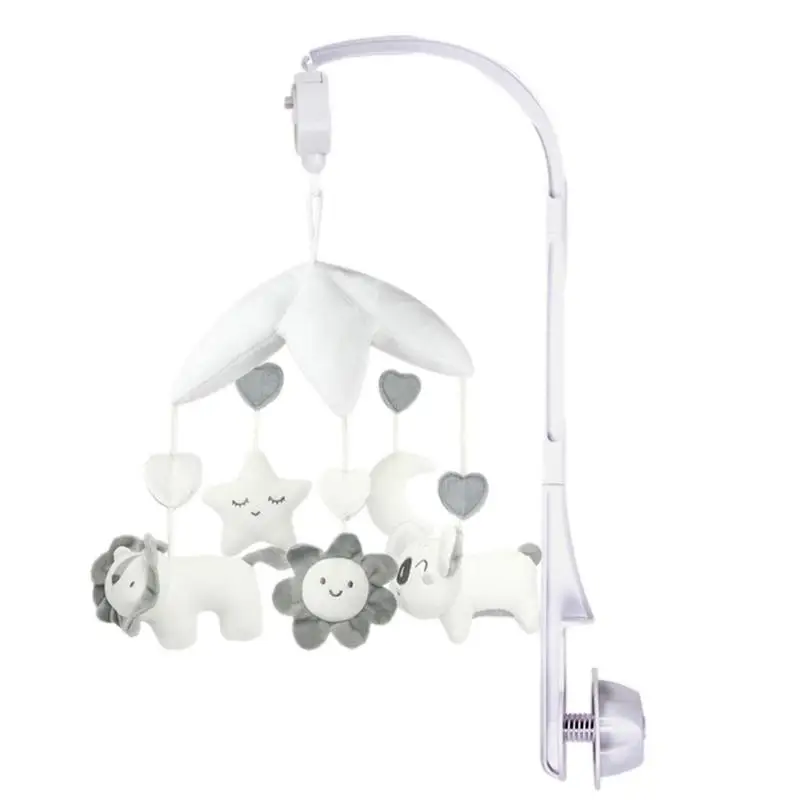 

Nursery Mobiles Cloud Mobile For Crib Rotating Toys Function Wind-Up Cartoon Rattles For Babies Boy Girl Newborn Sleep