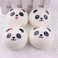 4cm7cm10cm squishy panda bun stress reliever ball slow rising decompression toys pu keychain kids panda stress relief toys