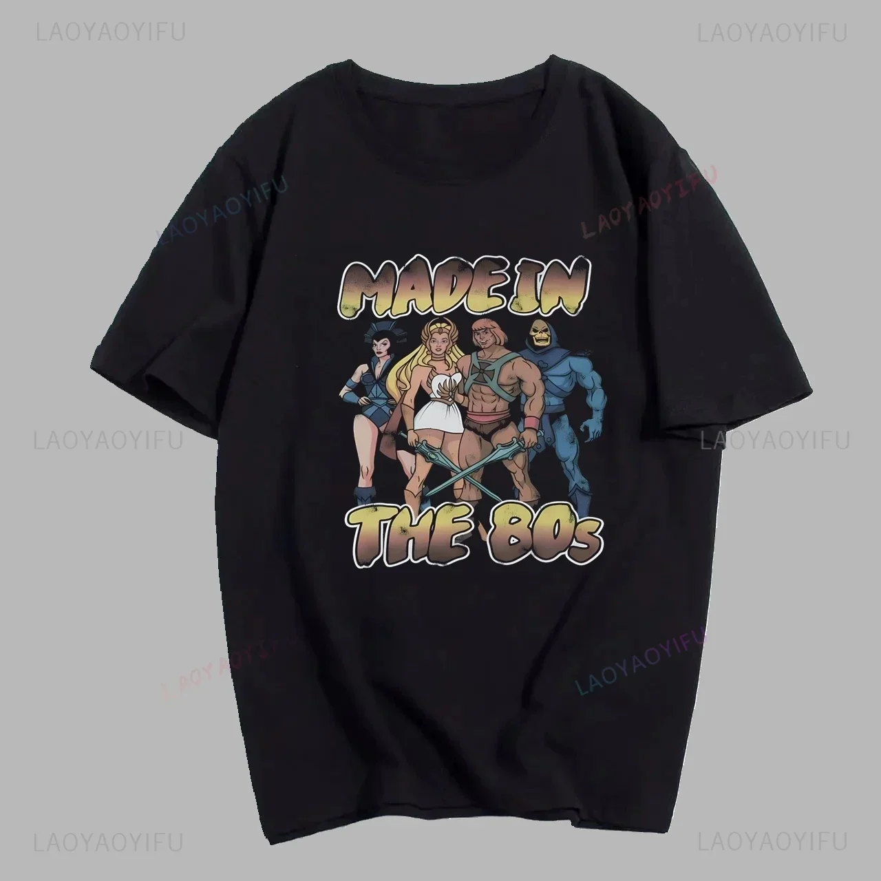 Модная уличная одежда детские воспоминания ретро 80-х годов аниме унисекс с