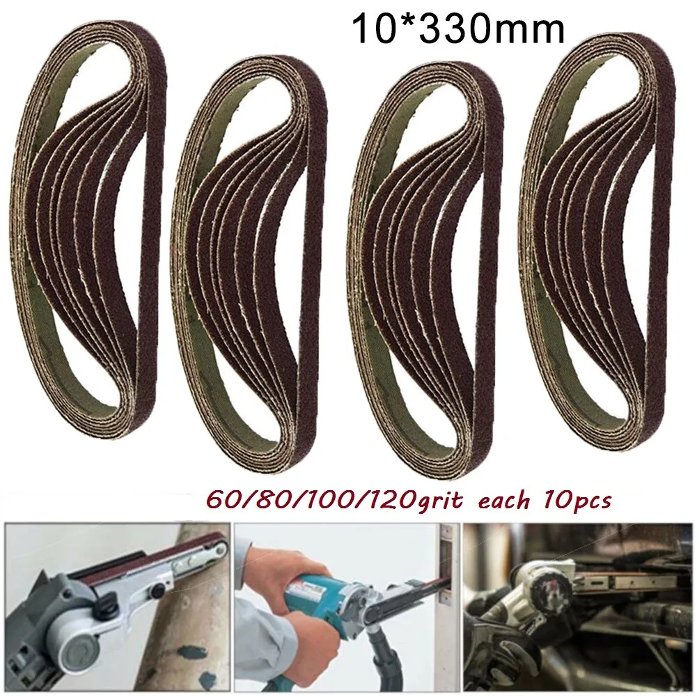 

Sander Sanding Belts Varnish 40pcs/Set 60/80/100/120 Grit Air Finger Aluminum Oxide For Wood Paint Plastic Durable