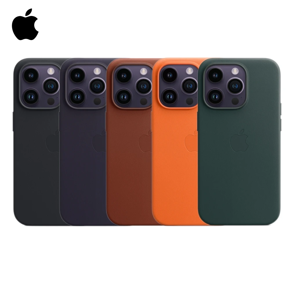 

Original Apple Leather With Magsafe Case For iPhone 14 Pro Max 14 Plus Case Wireless Charging Magnetic Cover