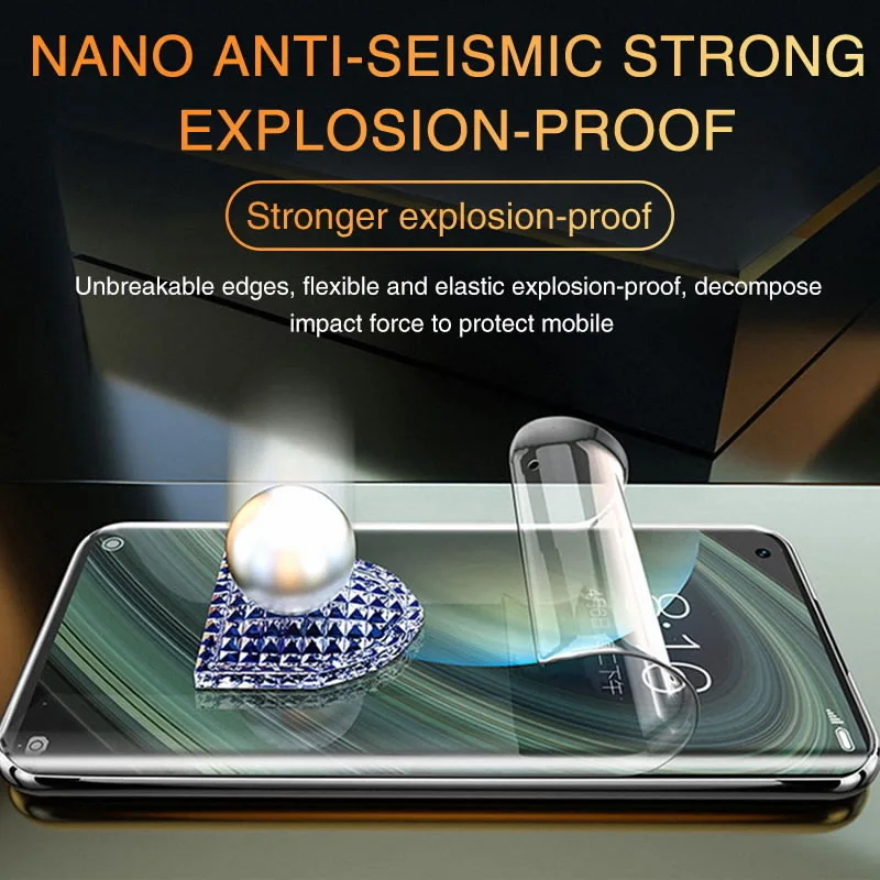 Hydrogel Film On The For Xiaomi Redmi Note 10 9S 9 8 7 Pro 9A Note 10 11 Pro Screen Protector Mi 11T 10T 9T Poco X3 Pro No Glass images - 6
