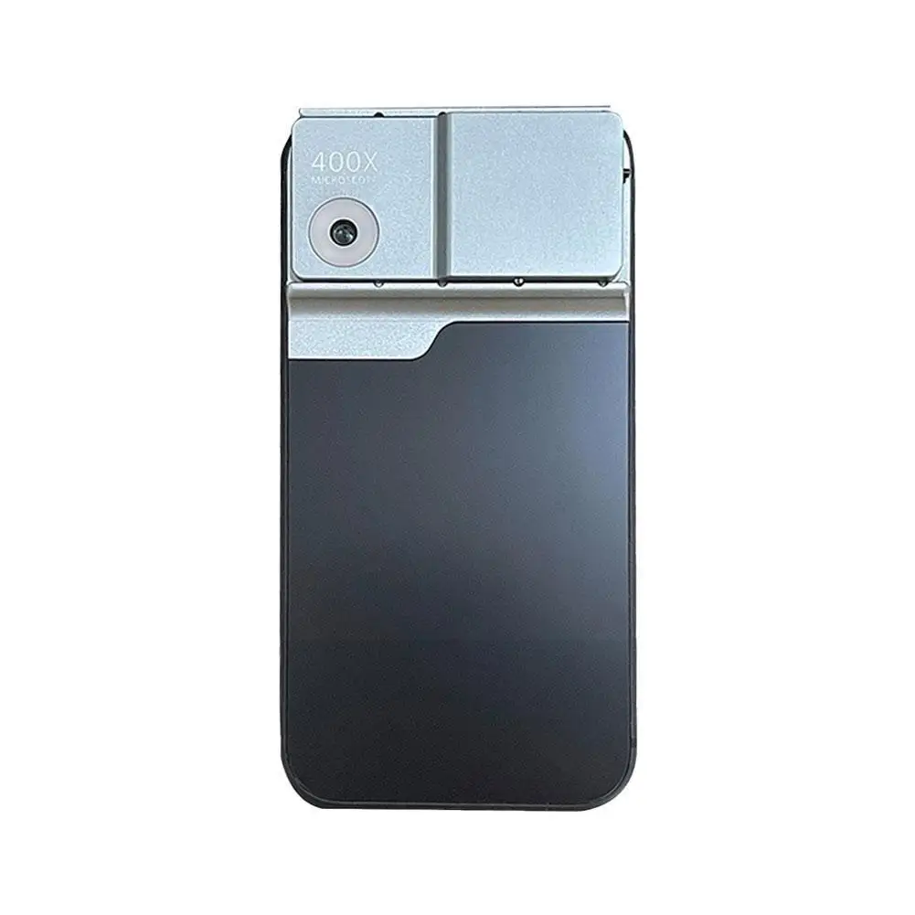 

Набор линз Tipscope 400X для телефона Iphone 12 Pro MAX 11 Pro Max, встроенные световые линзы, комплект тинископа S5H2