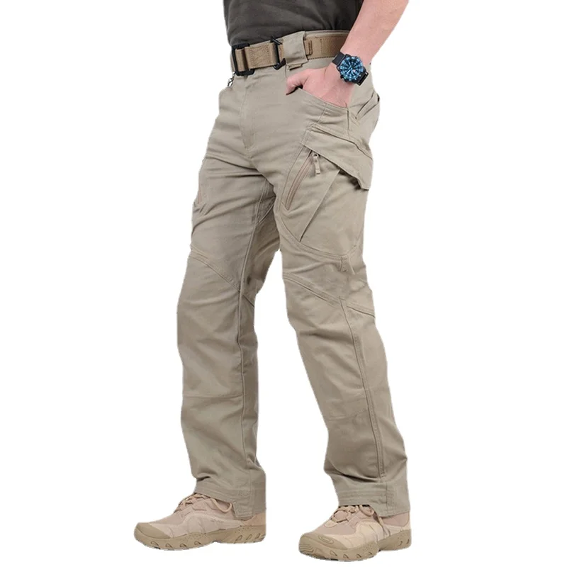 Tactical Pants Mens Multi Pockets Cargo Pants Military Combat Cotton Pant SWAT Army Casual Trousers Hike Pants