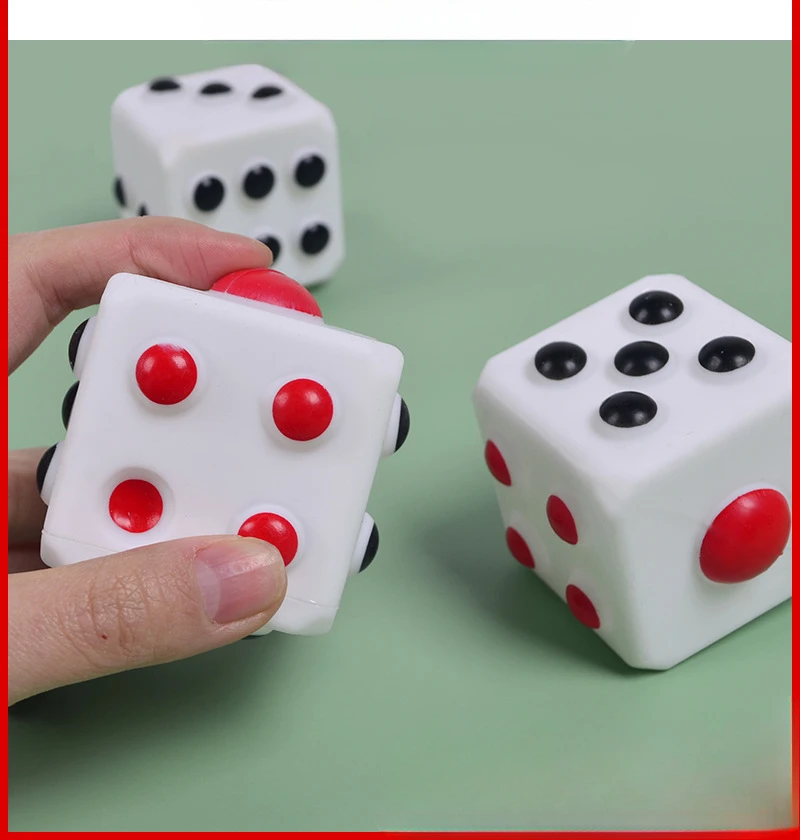 3 шт. силиконовые 3D кубики Рубика декомпрессионные игрушки для пальцев имитация