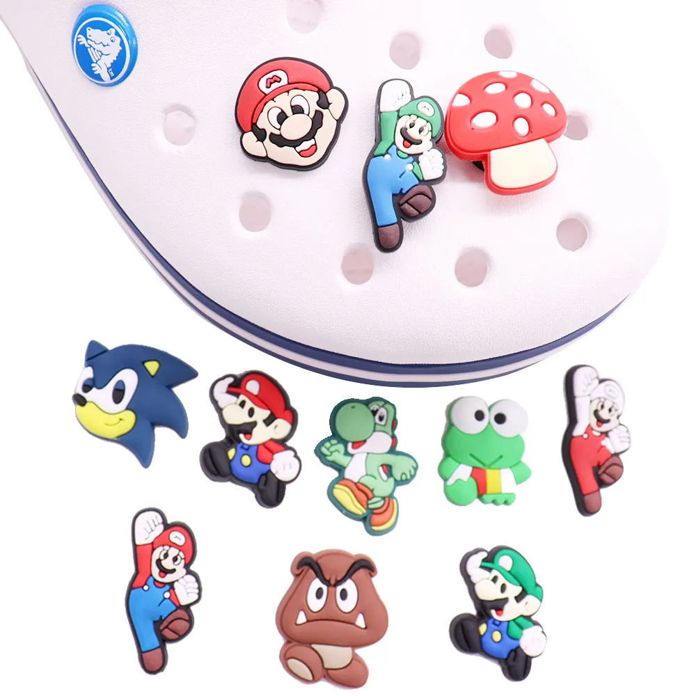 

11 шт., подвески для обуви из ПВХ