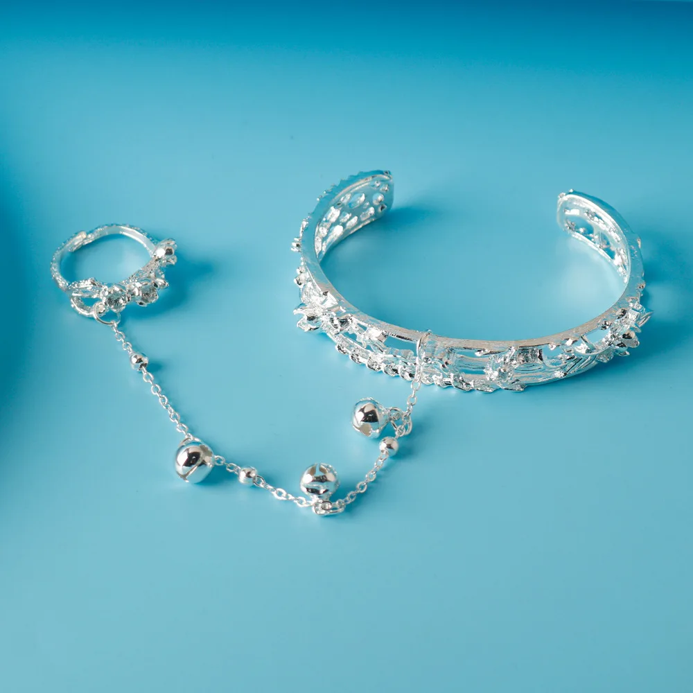 TGCF аниме косплей браслет-кольцо с Jinglei Bell регулируемые металлические украшения