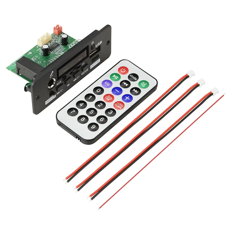 2X25 Вт аудиоусилитель плеер 12 В MP3-декодер плата записи вызовов Bluetooth 5 0