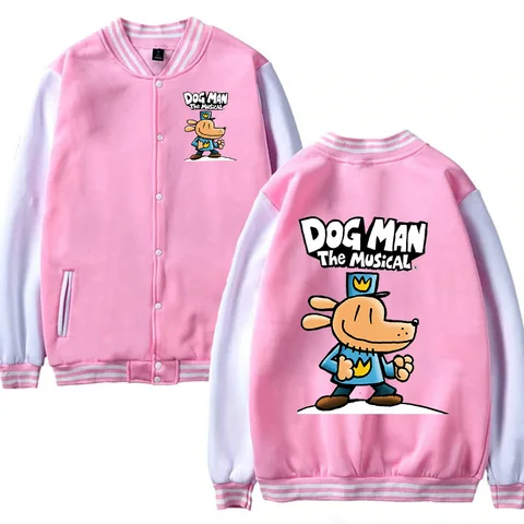 Весенне-осенняя детская куртка DOGMAN, верхняя одежда, бейсбольная форма с забавным мультяшным принтом для мальчиков и девочек, подарок на день рождения с героями мультфильмов, детское пальто