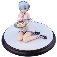 relife in a different world from zero rem ko action figure model birthday cake ver statue collection toy desktop decoration