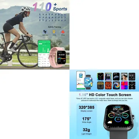 DNVYUAX Smartwatch 1,96 дюйма