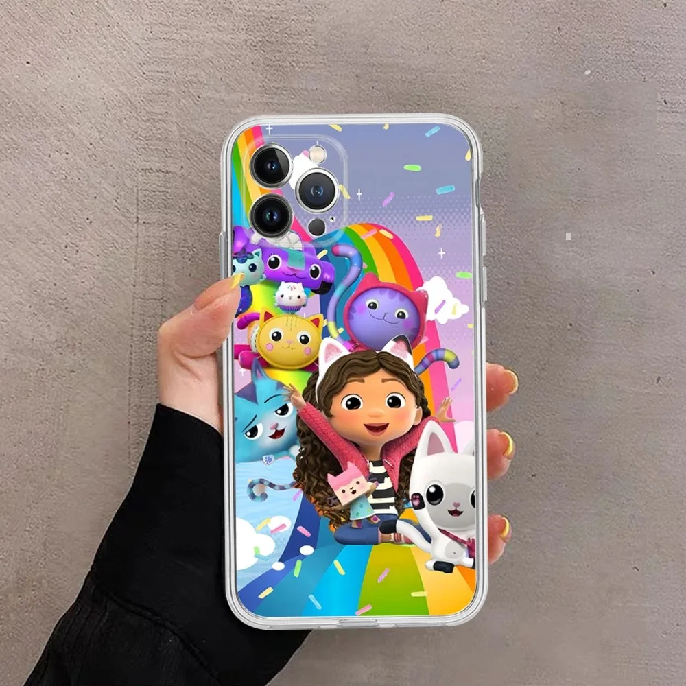 Cute G-Gabbys D-Dollhouse Phone Case For IPhone 16 15 14 13 12 Mini 11 Pro XS Max X XR SE 6 7 8 Plus Soft Silicone Cover