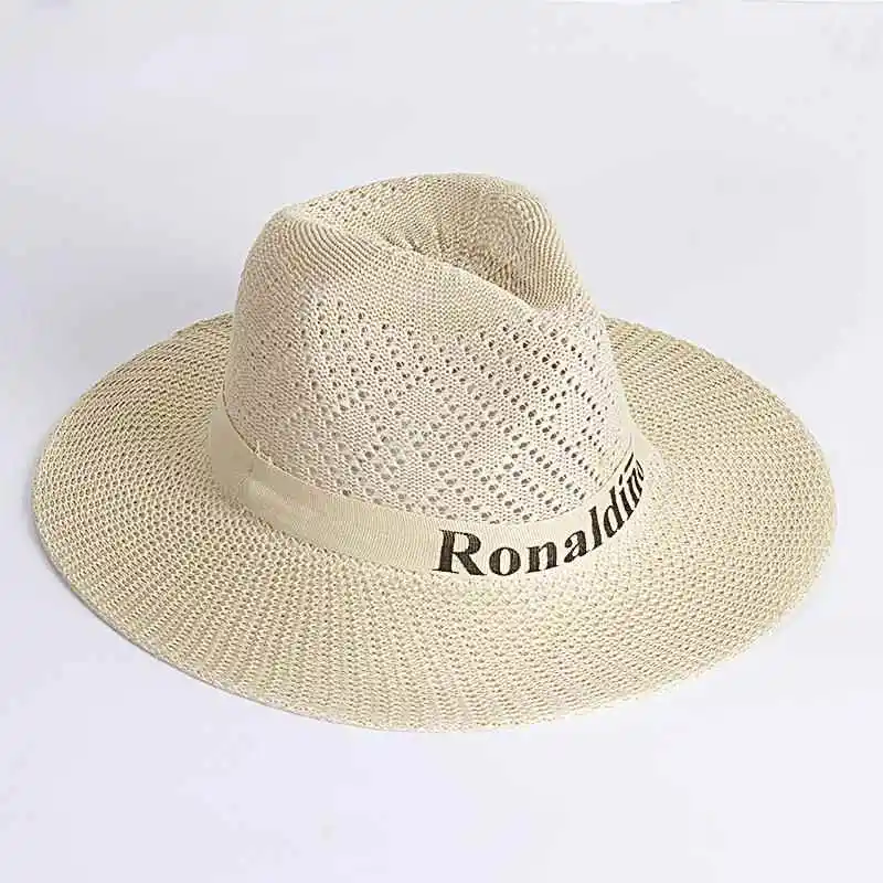 Мужская летняя солнцезащитная шляпа дышащая сезонная соломенная для папы