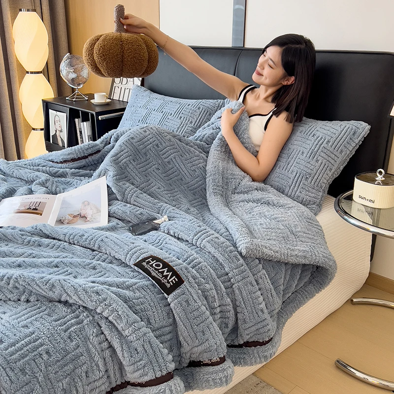 Новинка 2024 классное теплое одеяло для мамы и ребенка осени зимы сохраняет тепло