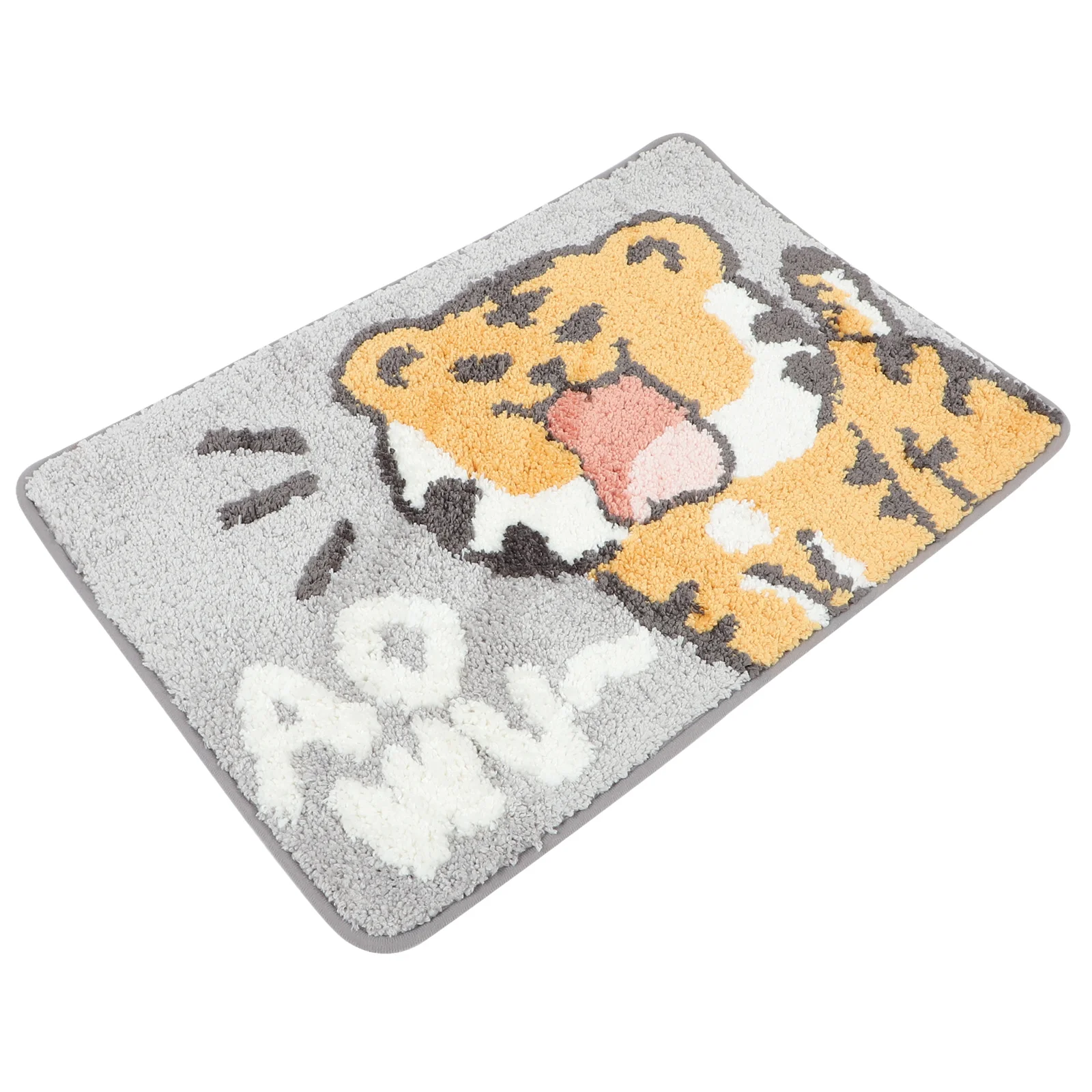 

Decorative Floor Mat Cartoon Tiger Entry Pad Non-slipping Carpet Floor Decor