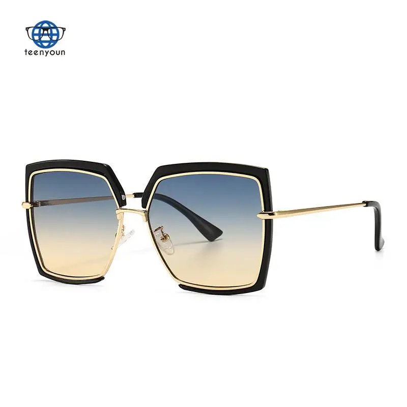 

Teenyoun Eyewear Modern Retro Sunglasses Hot Women's Ins Sunglasses Versatile Fashion Sun Glasses