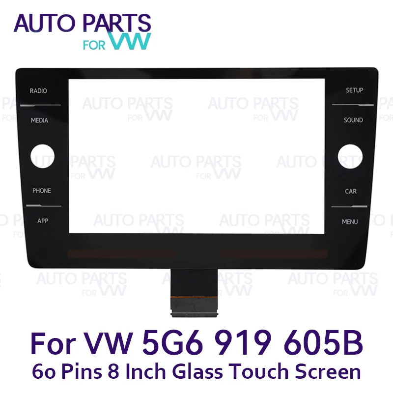 5G6919605B 5G6919605 8 &quotсенсорный экран 60 контактов дигитайзер панель 5G6919605E для VW MK7 Golf 7