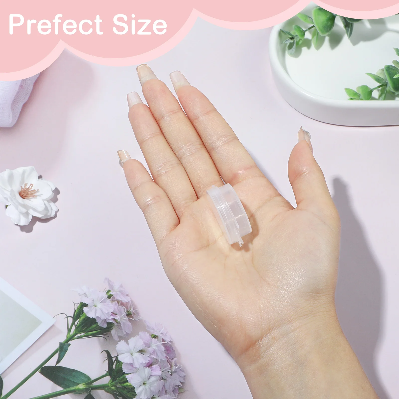 10 шт. прозрачные банки для макияжа