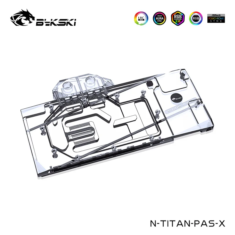 Bykski водный блок для основателей 1080TI/1080/1070/GTX TITAN XP X-Pascal Leadtek NVIDIA Full Cover видеокарта, N-TITAN-PAS-X