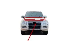 Резиновое уплотнение для капота Pajero V90 2007-2023 5902A016, 1 или 6 шт., уплотнитель для капота Montero V80, зажим для корпуса Shogun No для V7