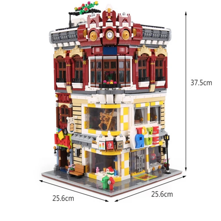 

XingBao 01006 5491Pcs Genuine Creative MOC City Series The Toys and Bookstore Set Children Building Blocks Bricks Toy Model Gif