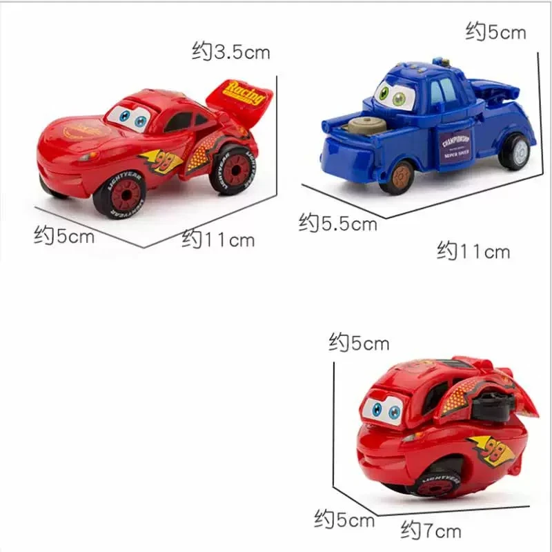 Фото Горячая новинка: Игрушки Disney Toy Story - Трансформирующиеся машинки Молния МакКуин в стиле Q-образ, гоночные модели, подарки для друзей №4