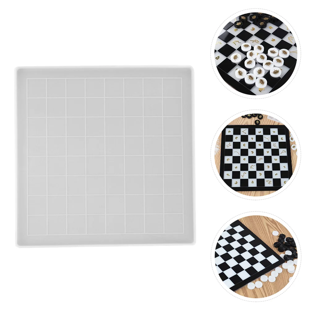 

Формы для помадки, шахматная доска, аксессуары для украшений, шахматные резиновые жевательные конфеты, силиконовая форма для печенья