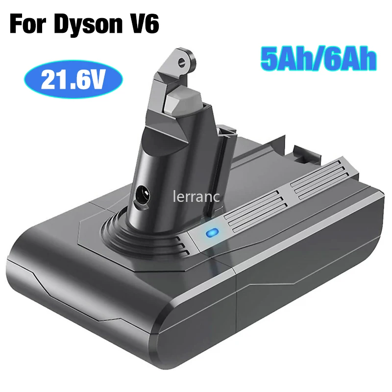 Battery for Dyson V6 Replacement 5000mAh /6000mAh for V6 Animal Absolute SV03 SV06 SV07 SV09 DC58 DC59 DC61 DC62 Vacuum Cleaner