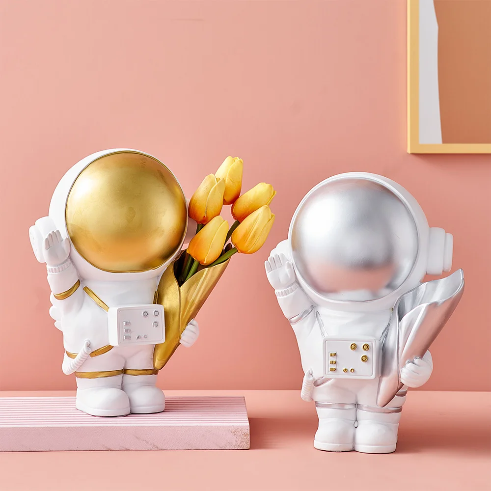 

Статуи астронавта букет скульптура современное искусство скандинавский Декор для дома аксессуары для гостиной креативные подарки
