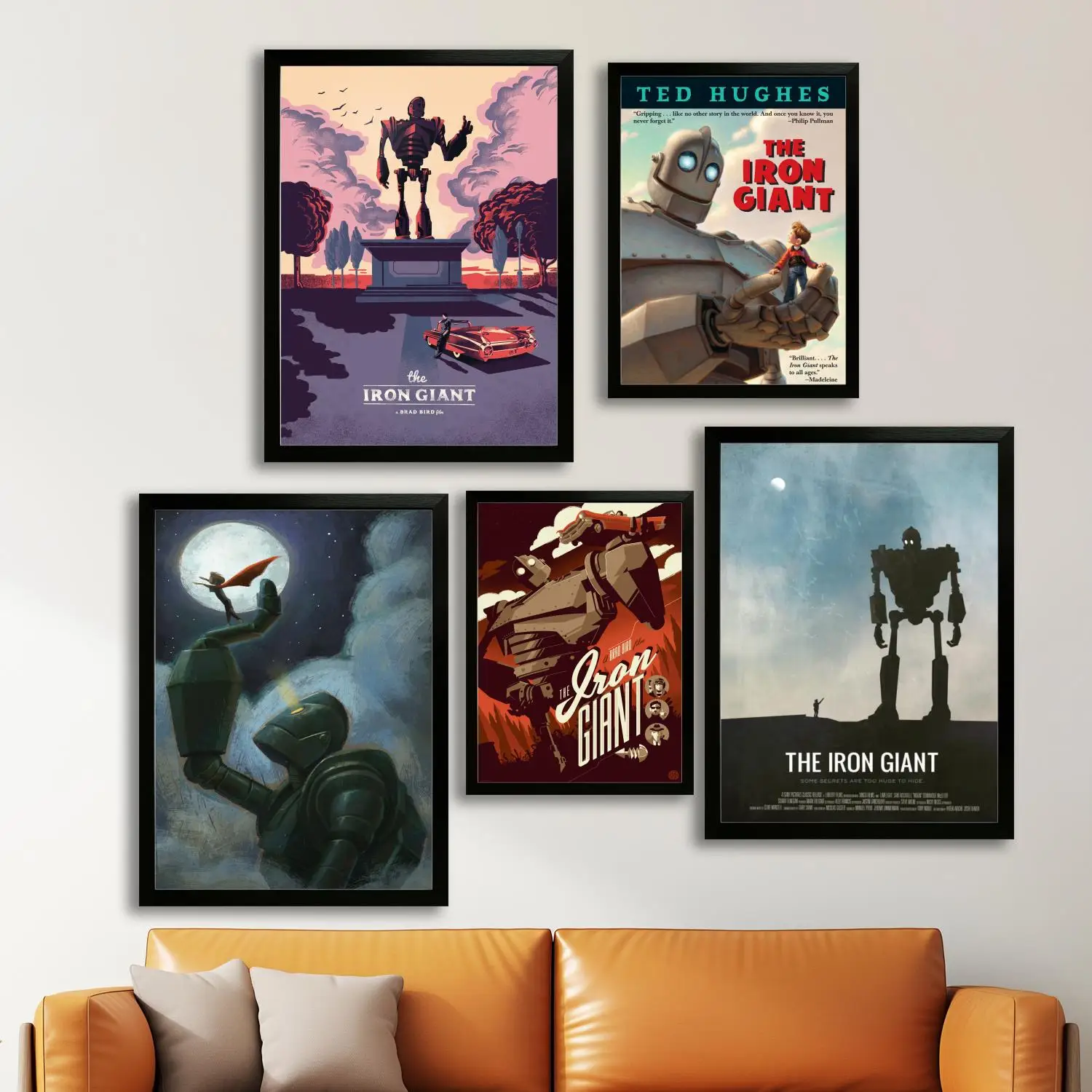 Железный гигантский фильм холст художественный постер настенная живопись