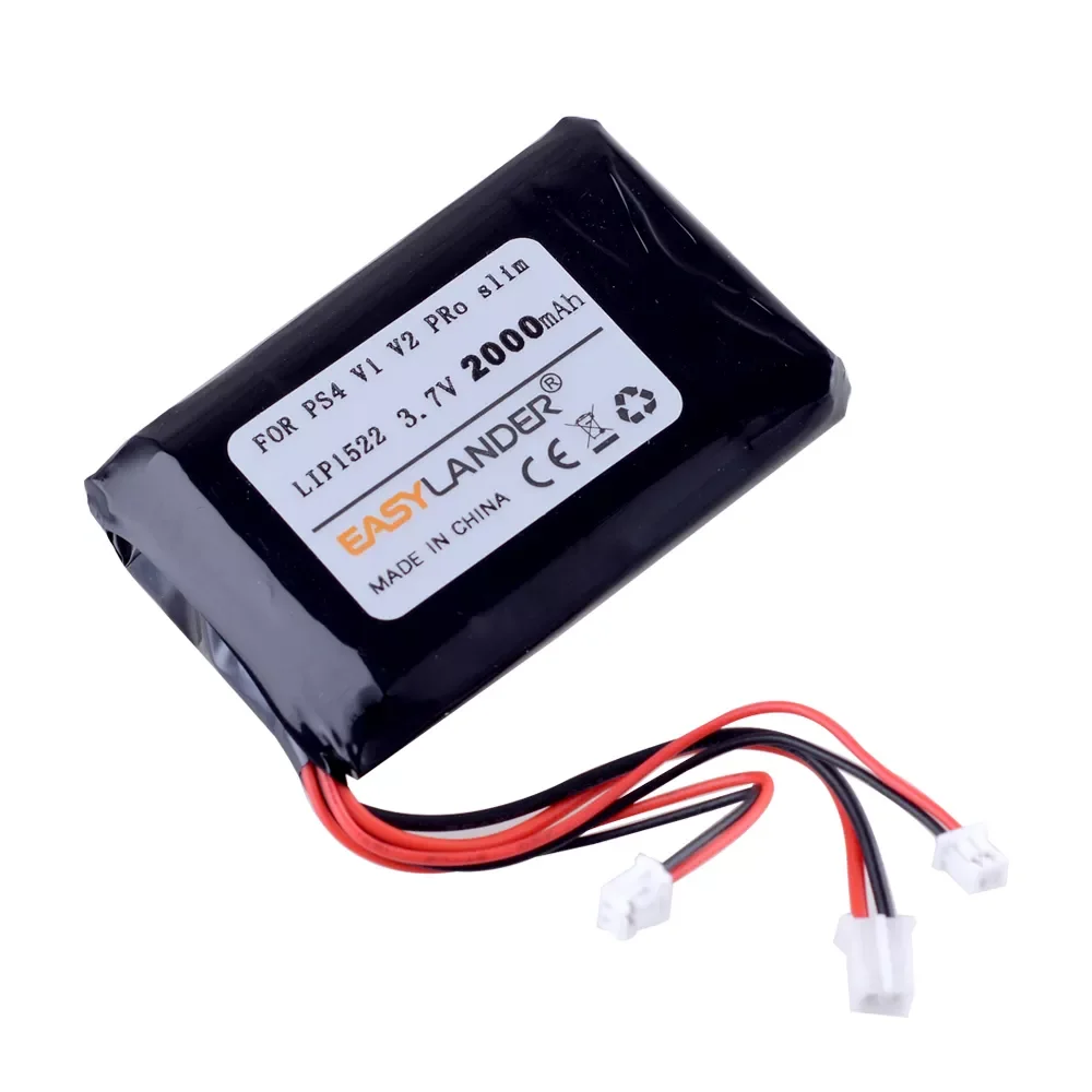 

NEW2023 3.7V 2000mAh Rechargeable Battery For SONY Dualshock 4 V1 V2 Wireless Controller Playstation GamePad PS4 PS4 PRo slim L