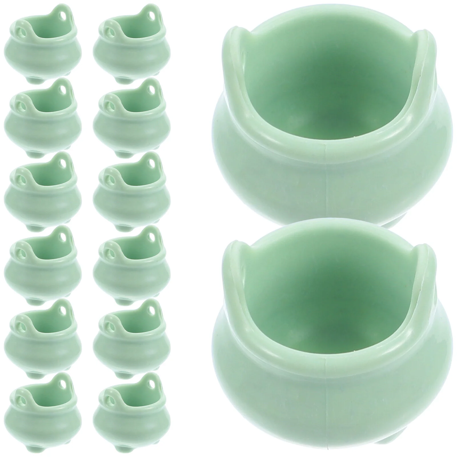 

24 шт., миниатюрные пластиковые игрушки для украшения дома