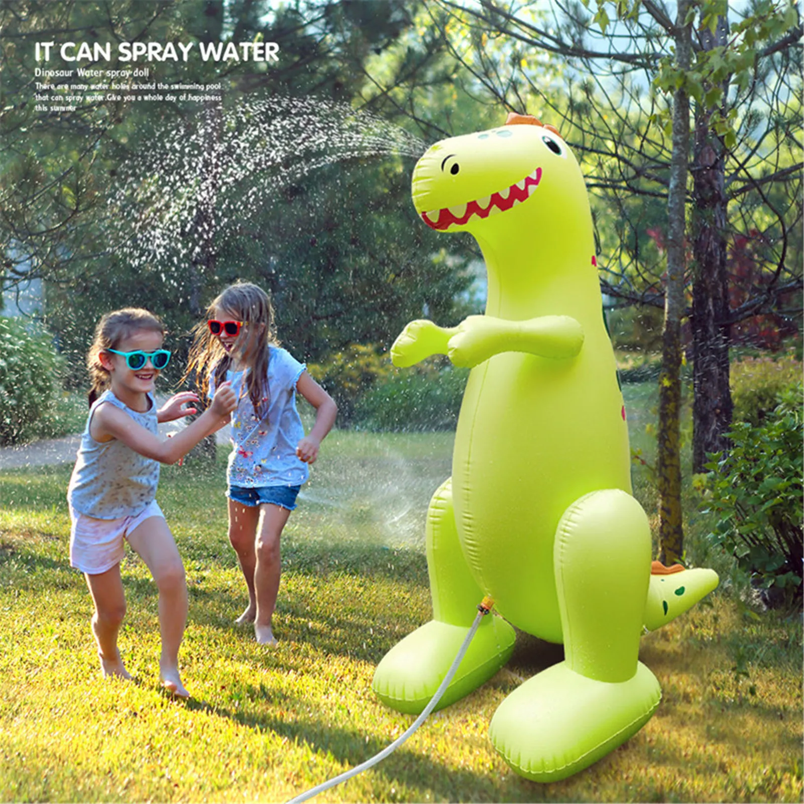 

Outdoor Sprinkler For Kids Iatable Dinosaur Sprinkler Backyard Garden Yard Sprinkler Toy Summer Outdoor Spray Water Toys For