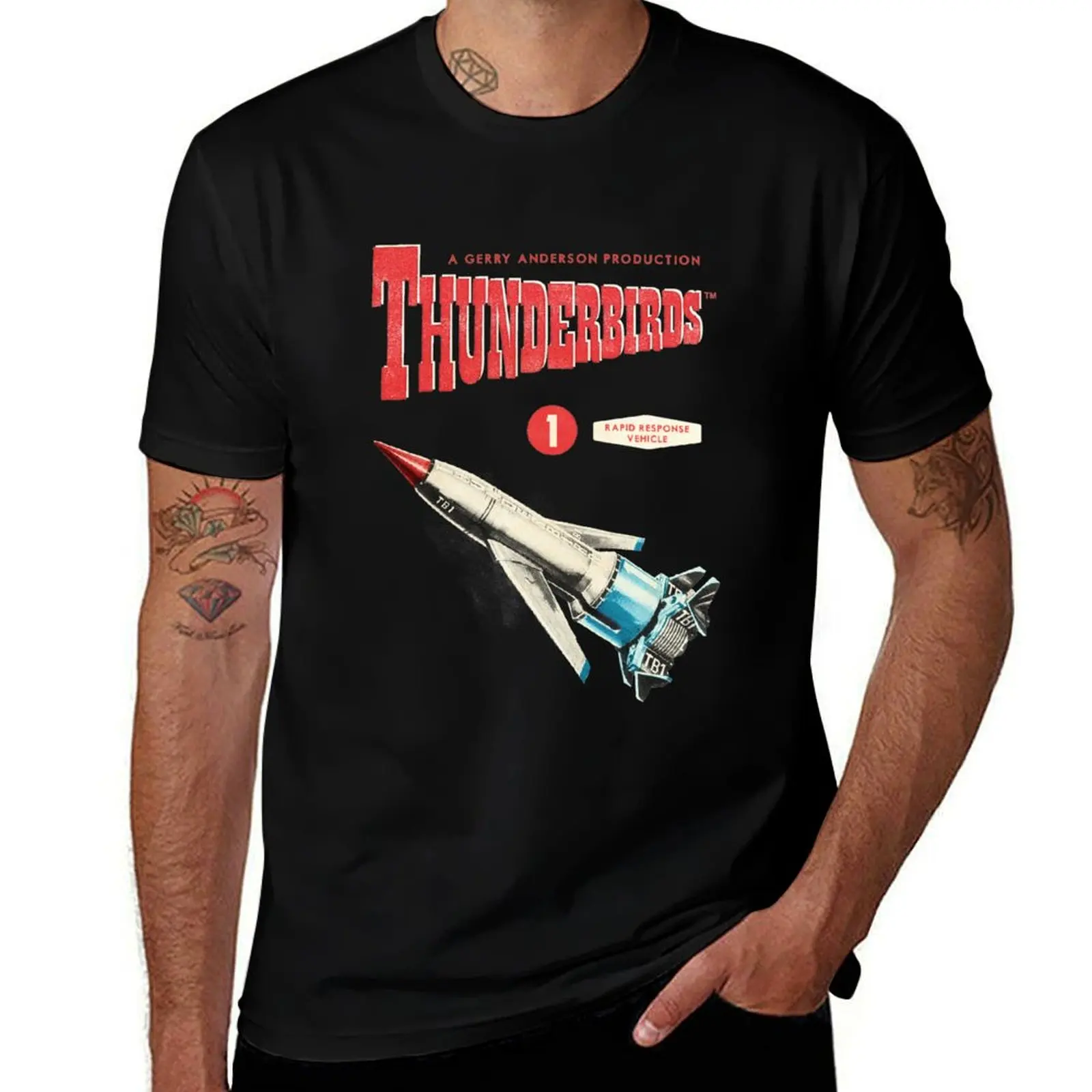 Футболка THUNDERBIRD 1 футболки с рисунком забавные подарки винтажная рубашка в стиле