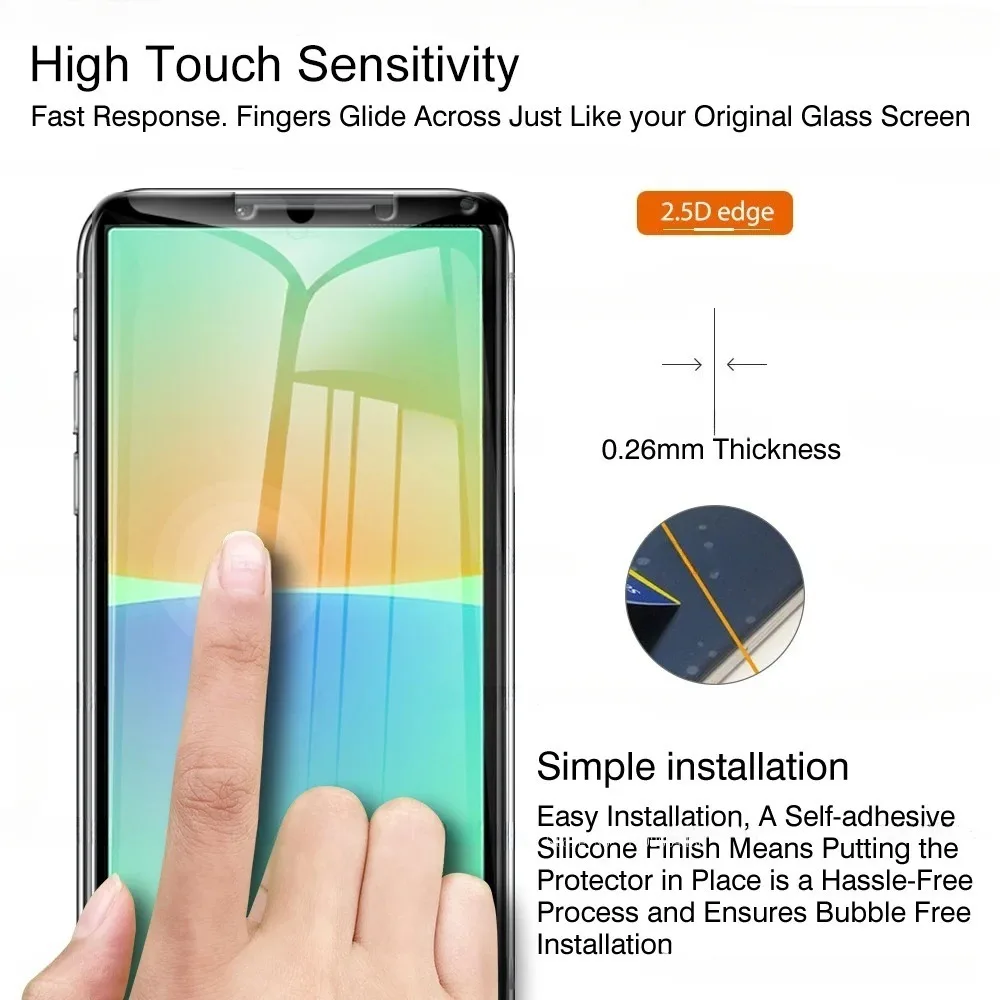 3 шт. 9H для Sony Xperia 10 IV 1 III 5 II закаленное стекло Xperia10iv 5G Xperia10 Xperia1 Xperia5 Xperia1iv Защитная