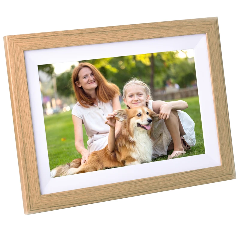 

10.1-inch WiFi Digital Photo Frame 1280*800 IPS Touch Screen Cloud Digital Picture Frame 16GB Storage Share Photo via APP