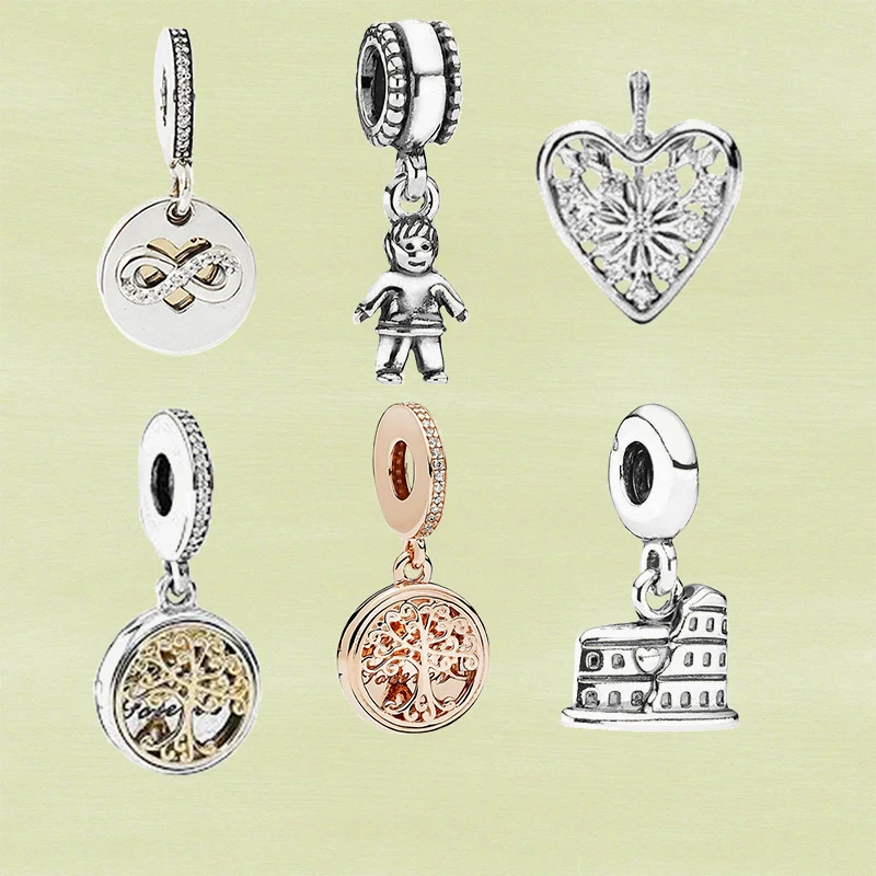 

2021 New High-quality 925 Sterling Silver Fashion Pendant, a Variety of Cute Pendants Bring a New Experience, DIY Pendants