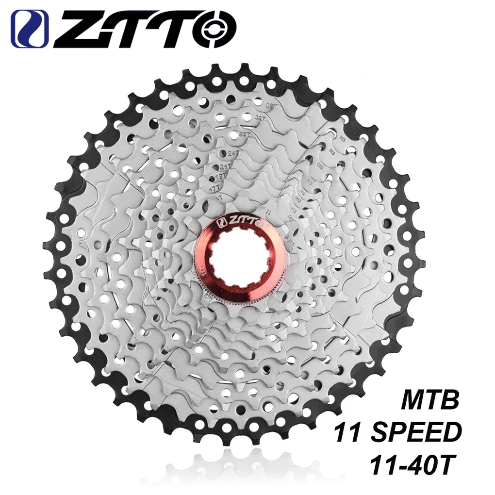 

ZTTO 11 скоростей 11-40T свободное колесо стальной съемный гальванический велосипед свободное колесо Замена для SHIMANO SRAM черный серебристый